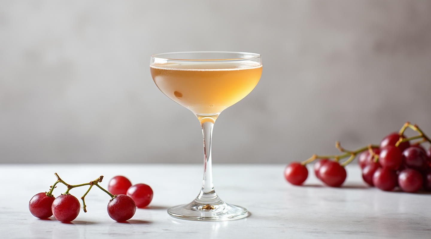 Rum & Raisin Alexandra cocktail in a Martini glass