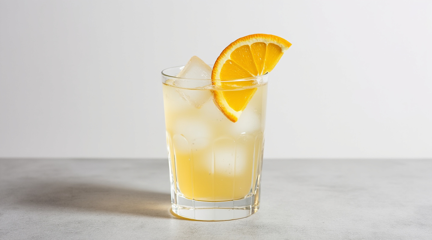 Slow Screw in a Collins glass garnished with orange slice.