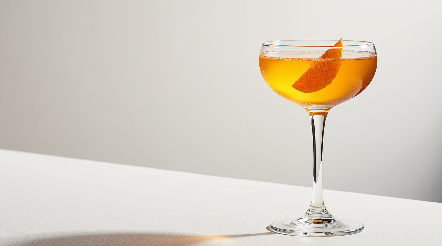 Seelbach cocktail in a champagne flute