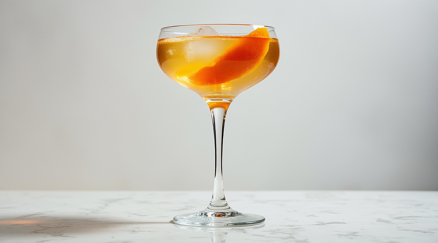 A Southern Tea served in a Martini glass