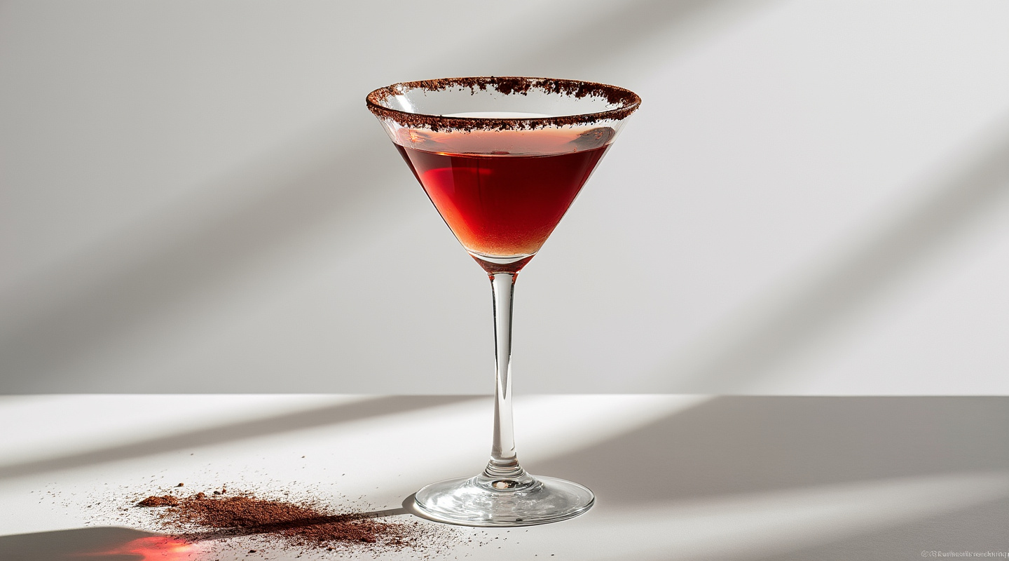 Triple 'C' Cocktail in a chilled martini glass