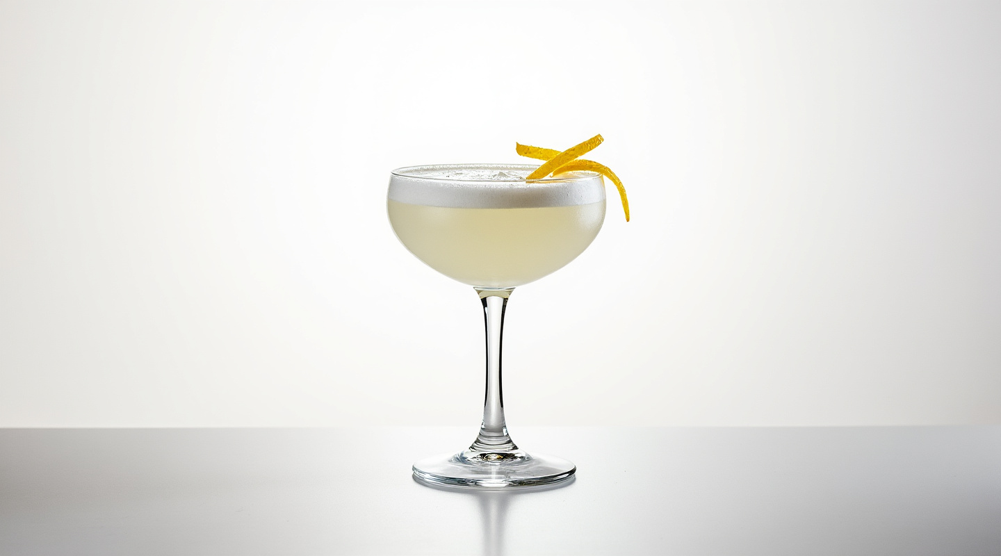White Lady cocktail in a Coupe glass