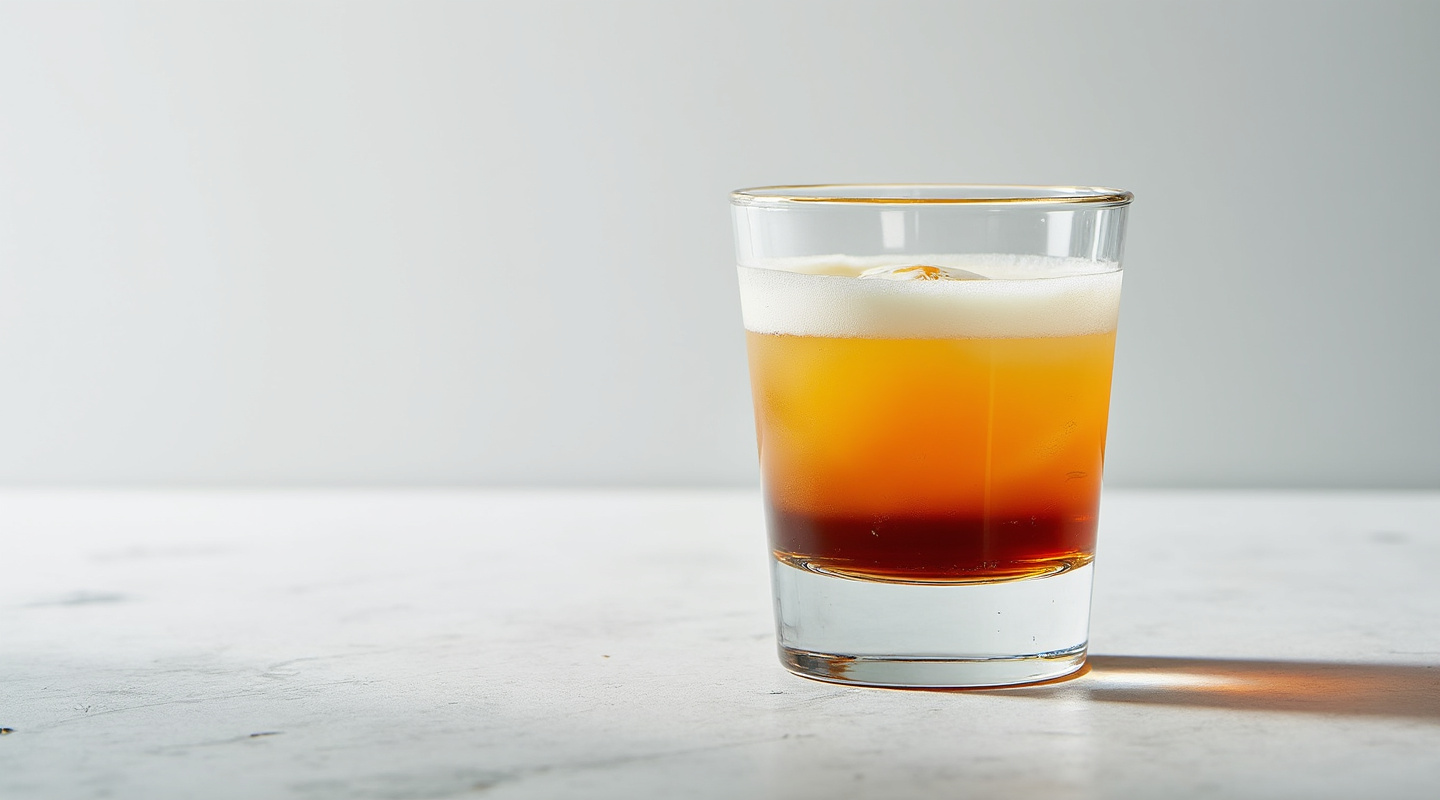 E.T. cocktail in a shot glass