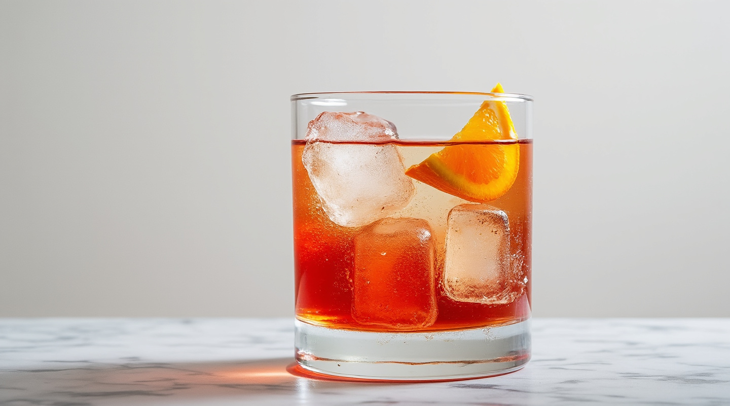 Negroni Sbagliato in a glass