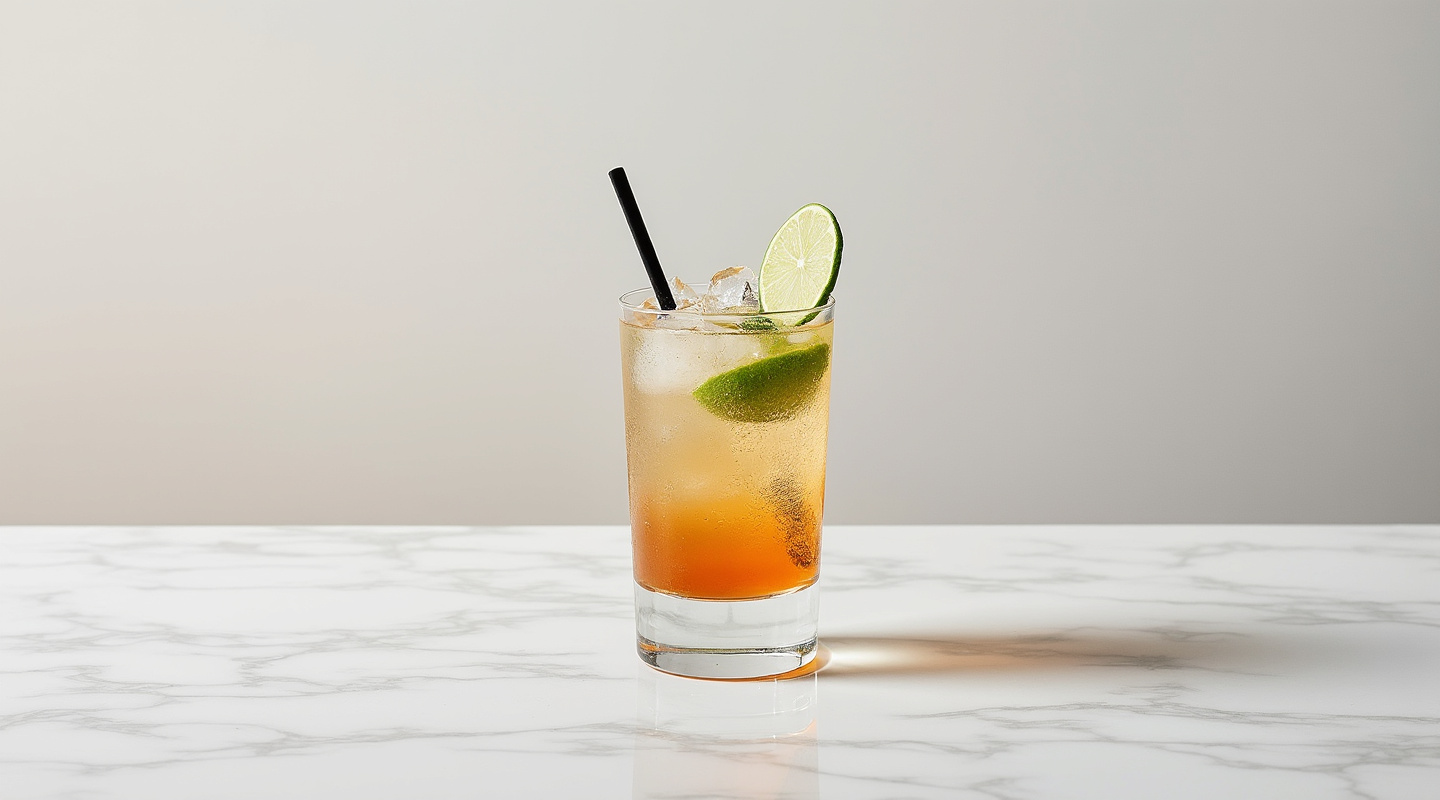 Queen's Park Swizzle cocktail in a Collins glass