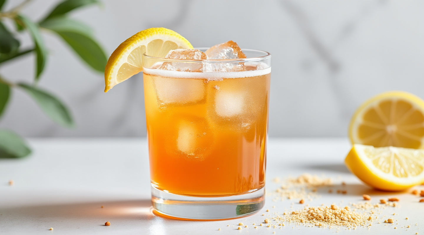 Fish House Punch served in a Collins glass