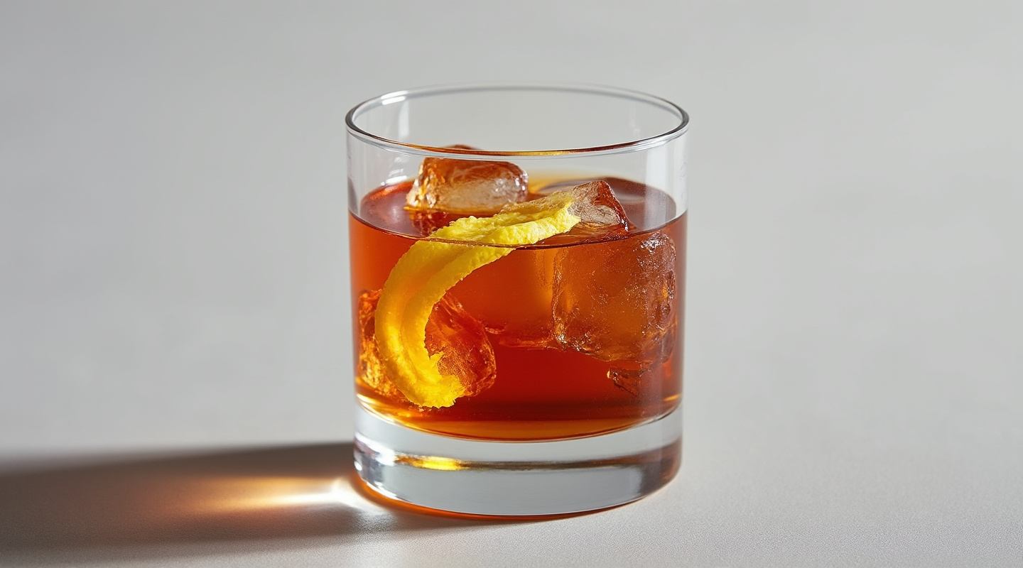 Black Nail #1 cocktail in an Old-fashioned glass