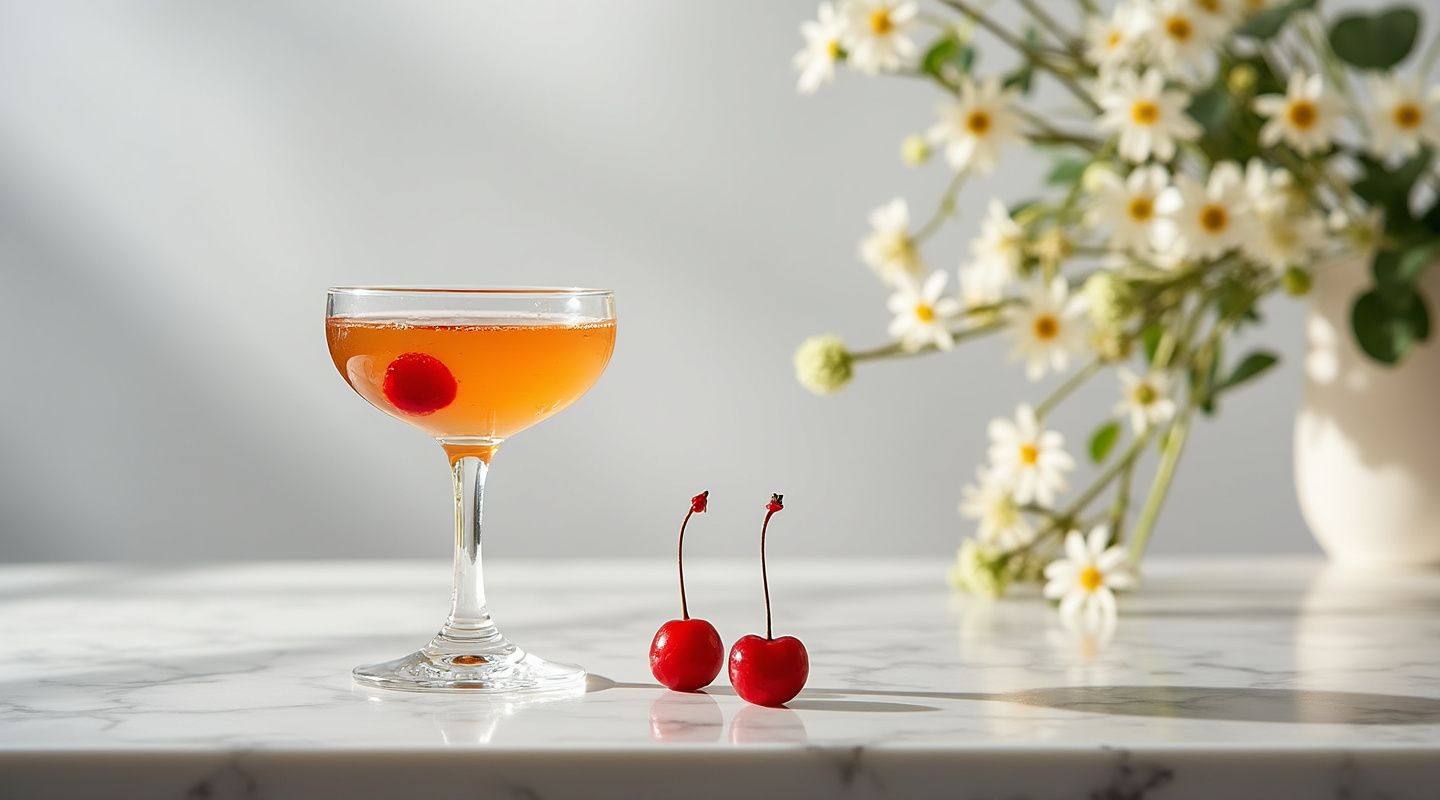 Royal Toast cocktail in a Coupe glass