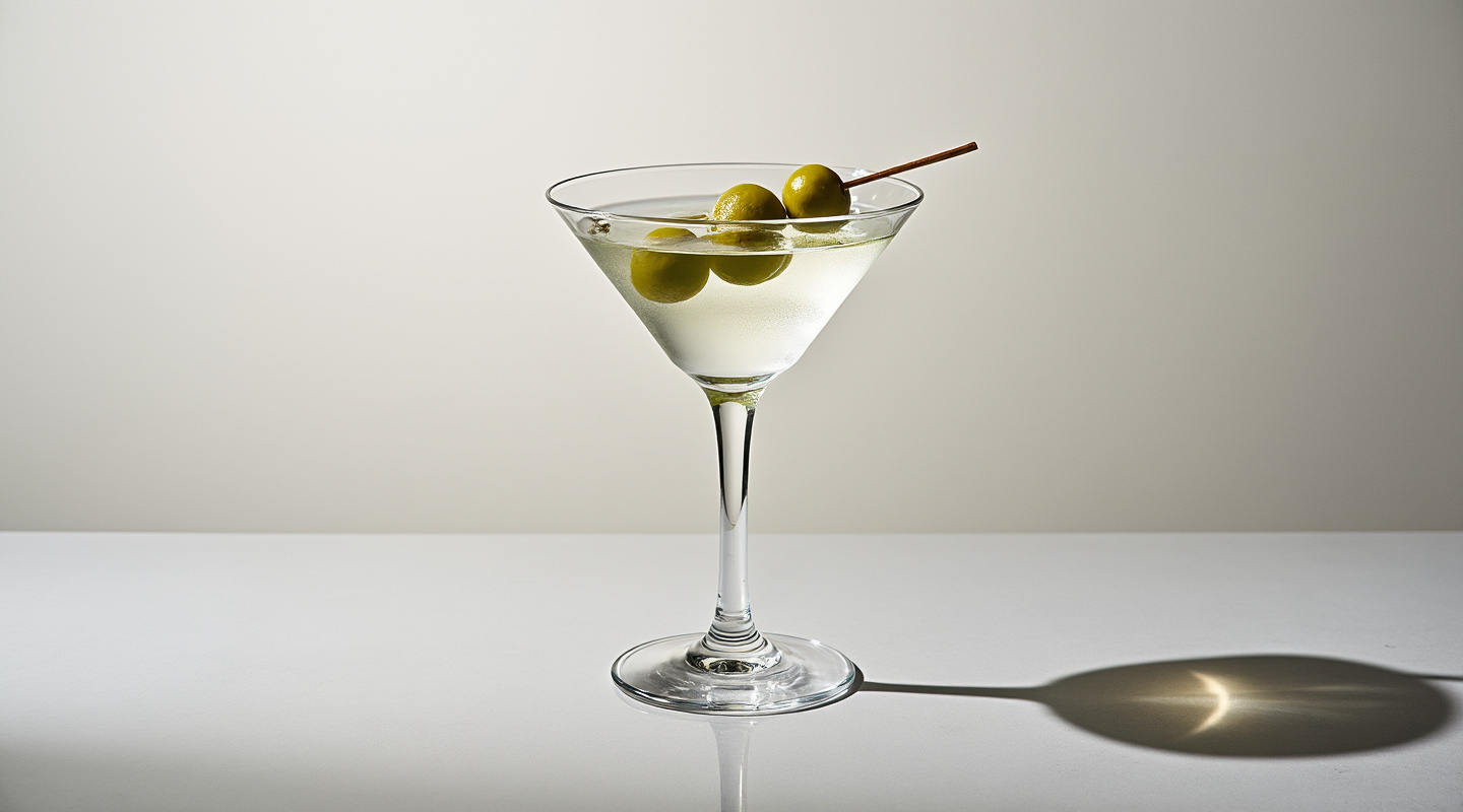 Gin Salad Dry Martini in a chilled glass