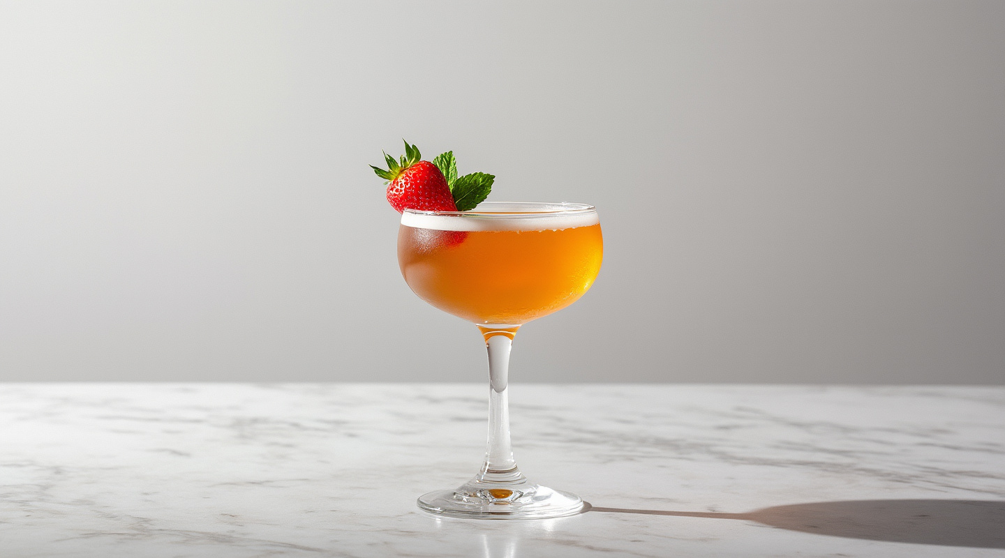 Jack Pot cocktail in a Coupe glass