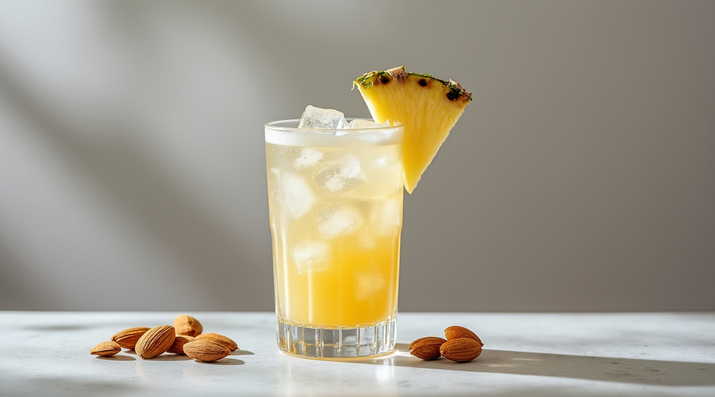 Almond Pina Colada Cocktail