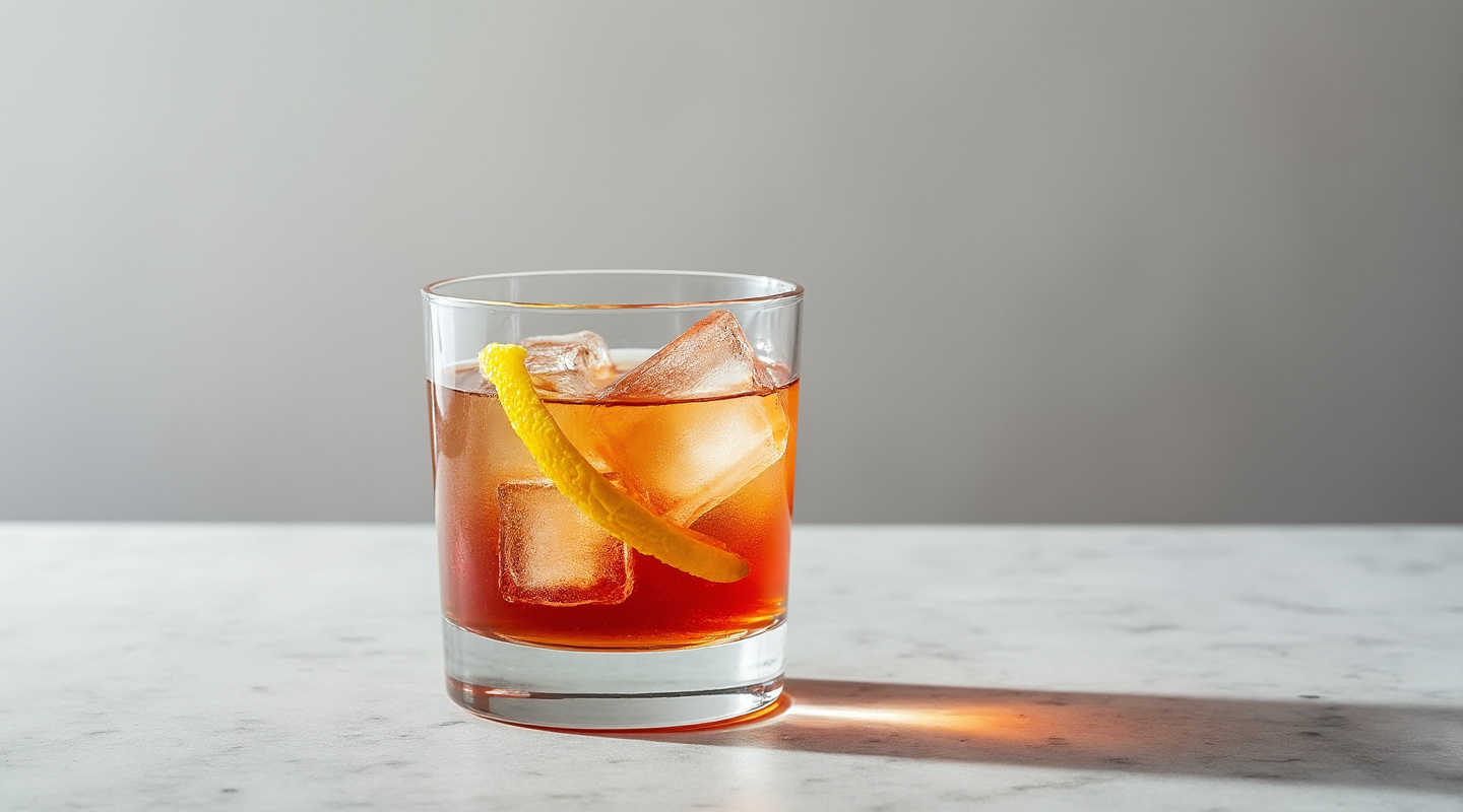 A classic New York Sour cocktail with a layer of red wine