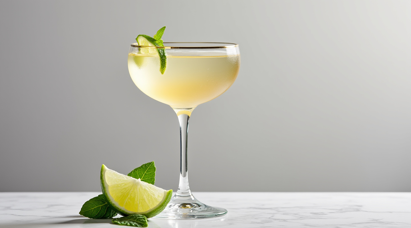 Doctor No. 4 cocktail with Caribbean Rum and Swedish Punsch