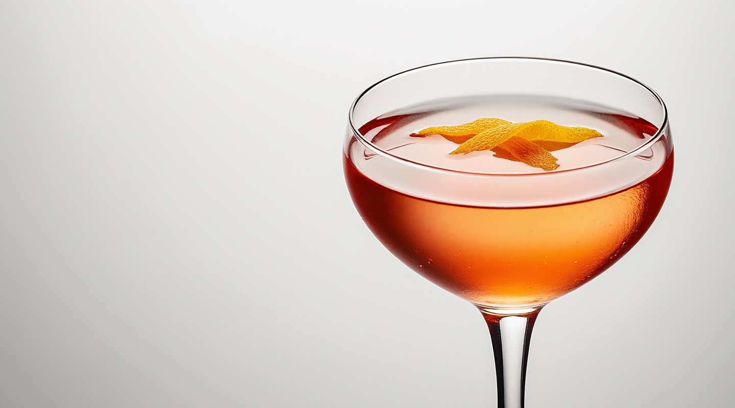 Je suis l'Amour cocktail in a coupe glass