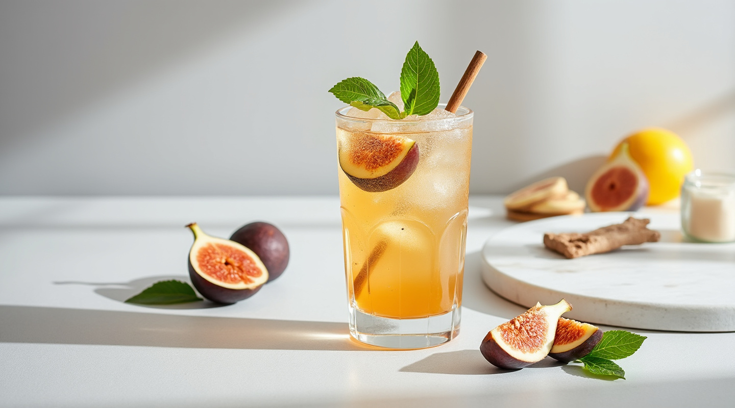 Ginger & Fig Caipirinha Cocktail