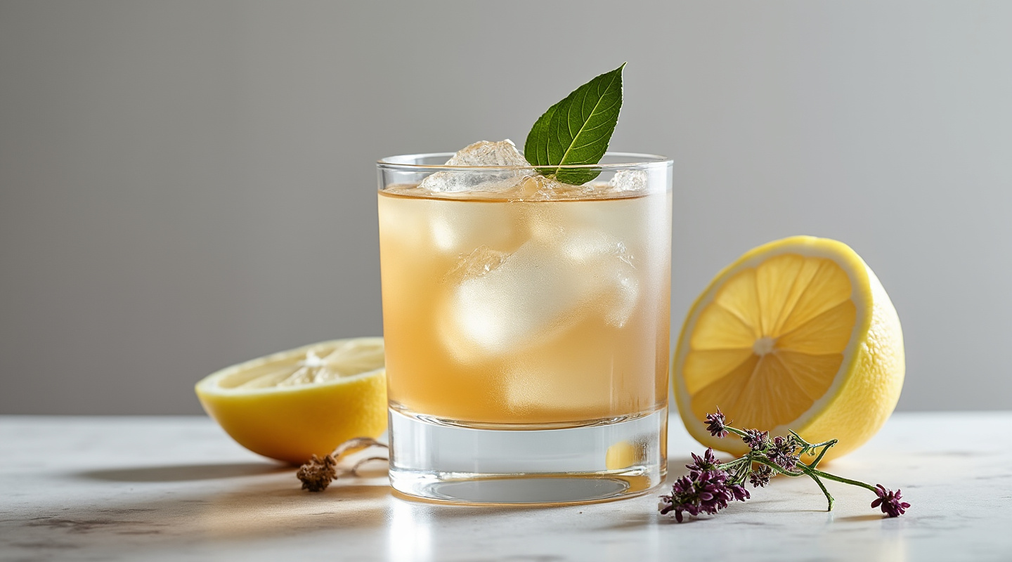 No Borders cocktail served in an Old-fashioned glass