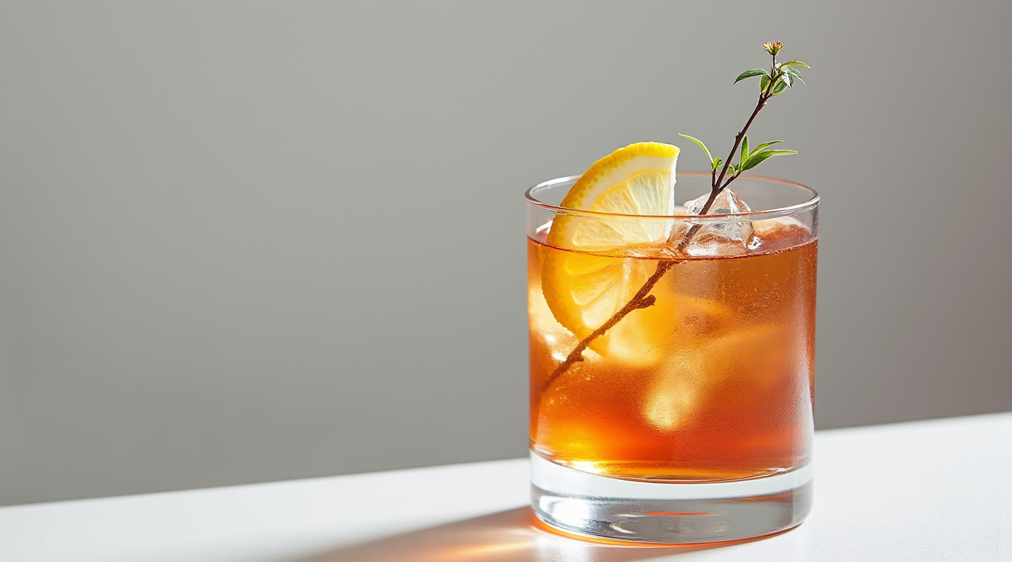 Ad Astra cocktail served in a chilled glass