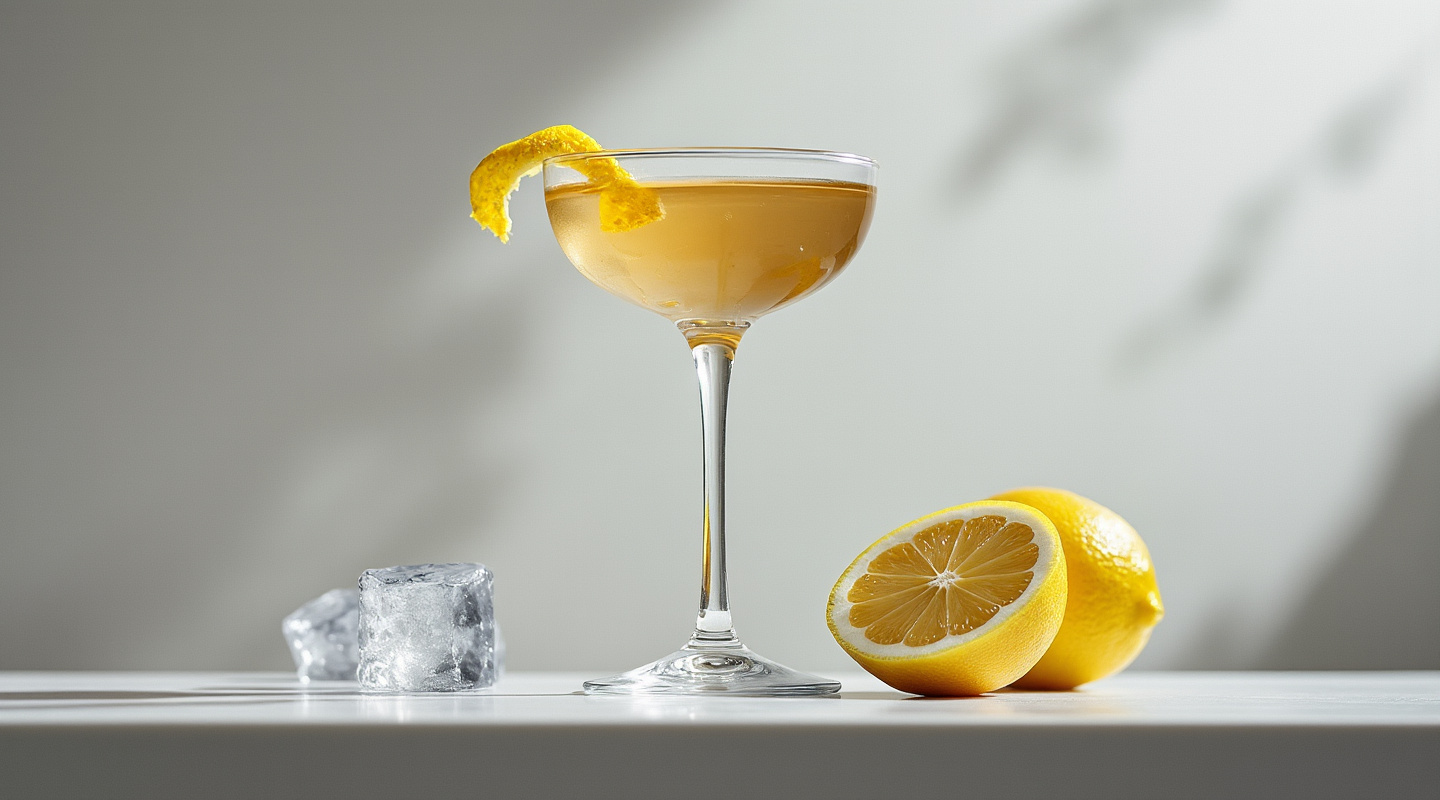 Ce Soir cocktail in a coupe glass