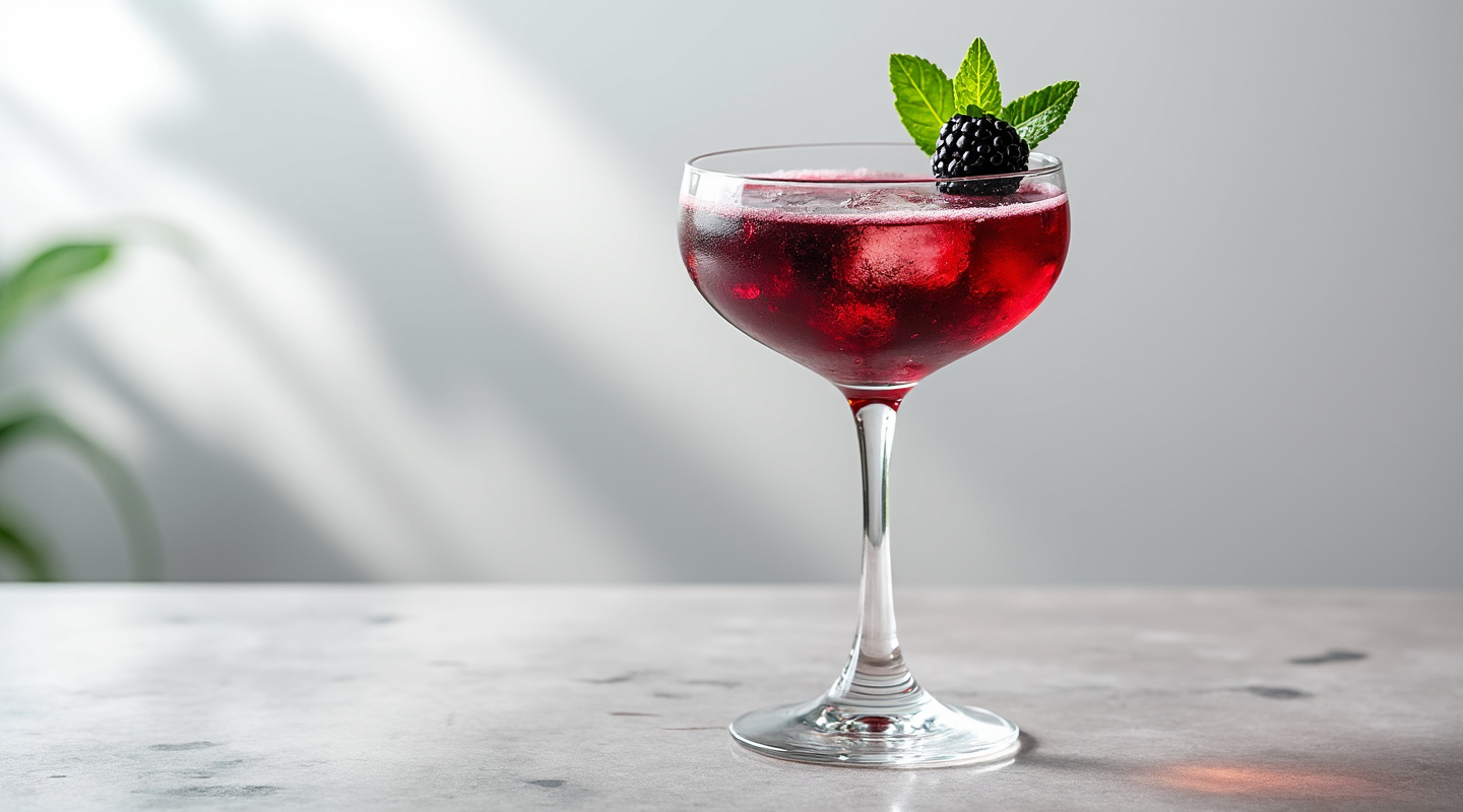 Blackberry Fruitini Cocktail