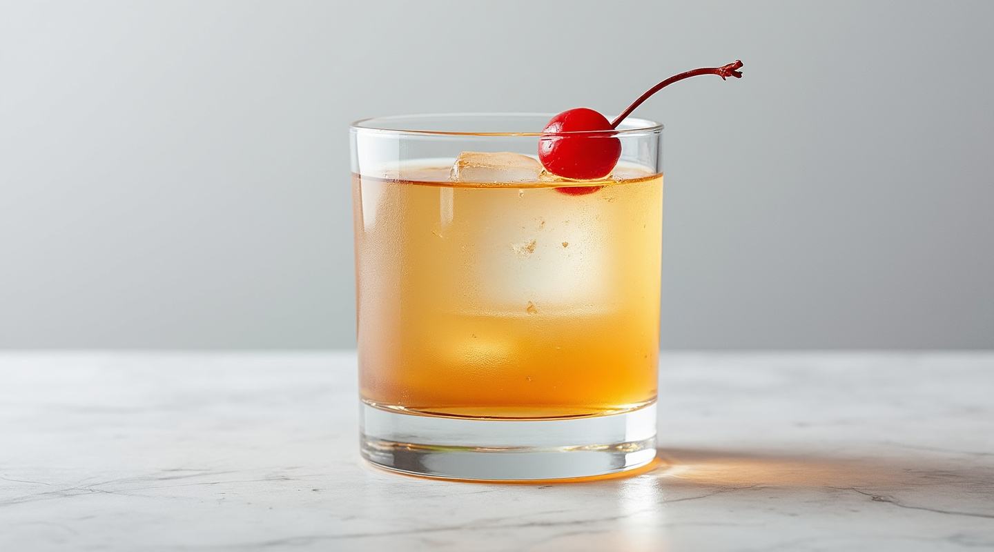 Morning Cocktail in a Nick & Nora glass
