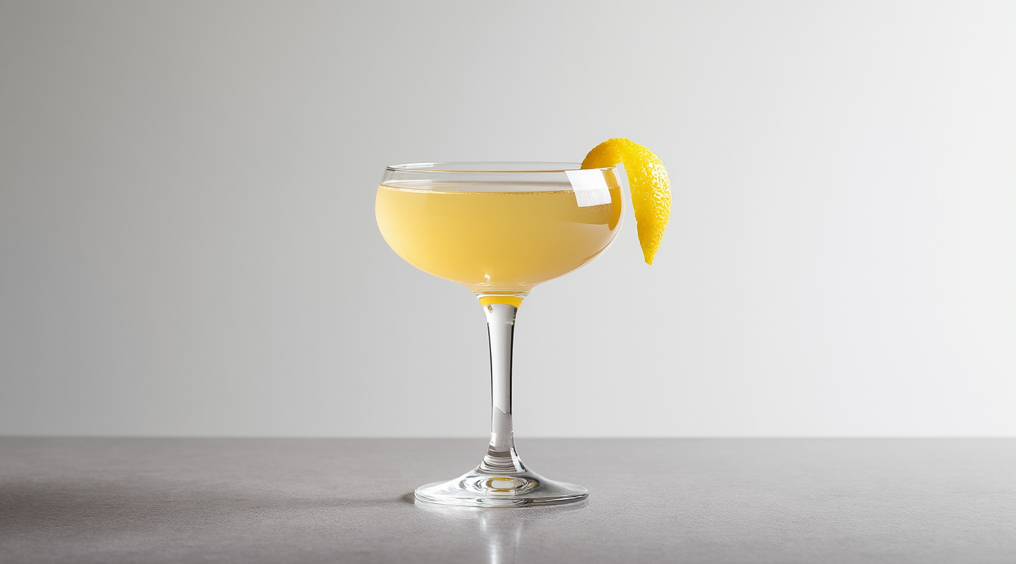 Sabot Cocktail in a Coupe Glass