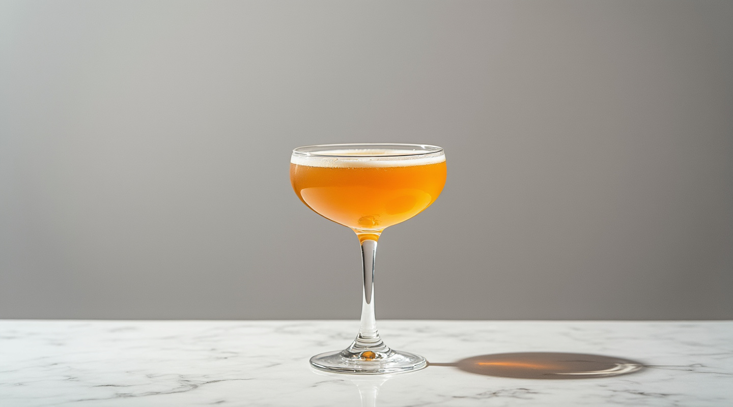 Giuseppe's Habit cocktail served in a coupe glass