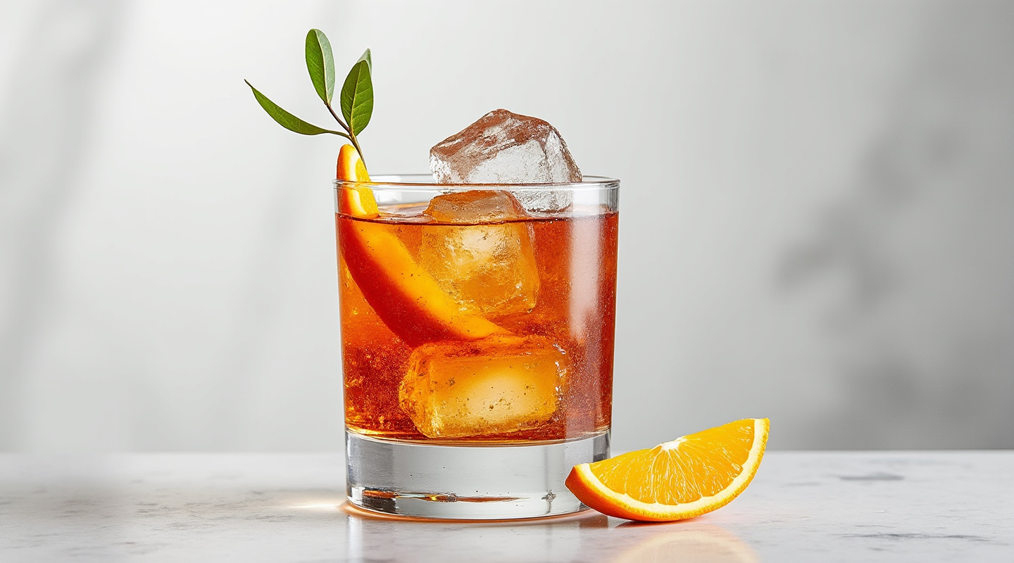 Pizzicato Passage in a glass with garnish