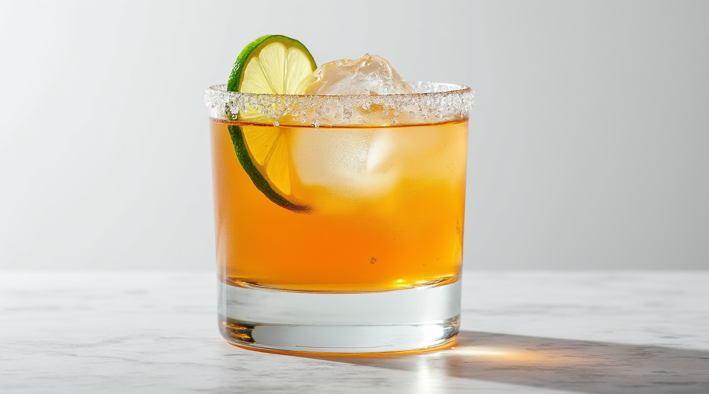 Mezcal Manzanilla Margarita cocktail