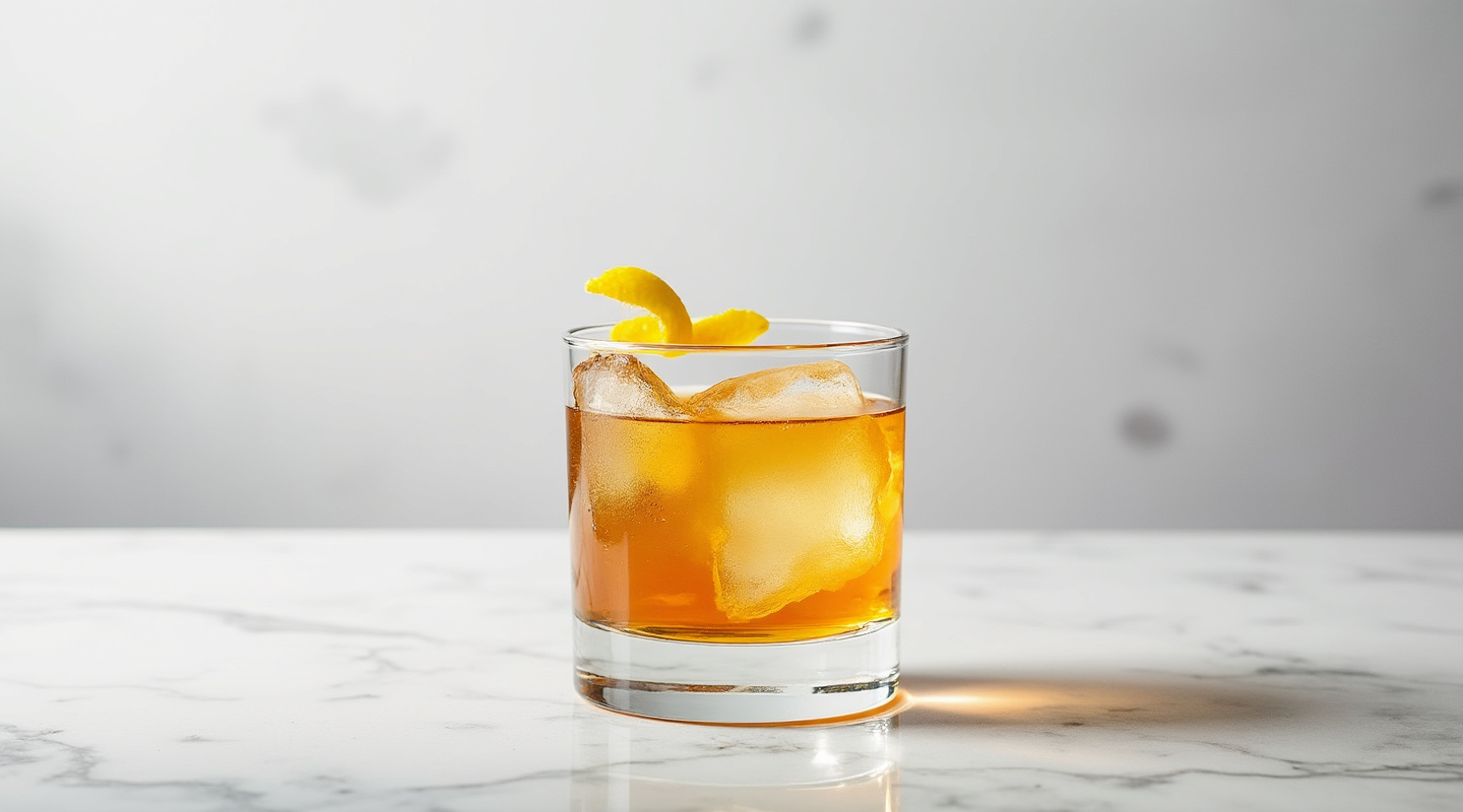 Calvados Sazerac with Absinthe rinse