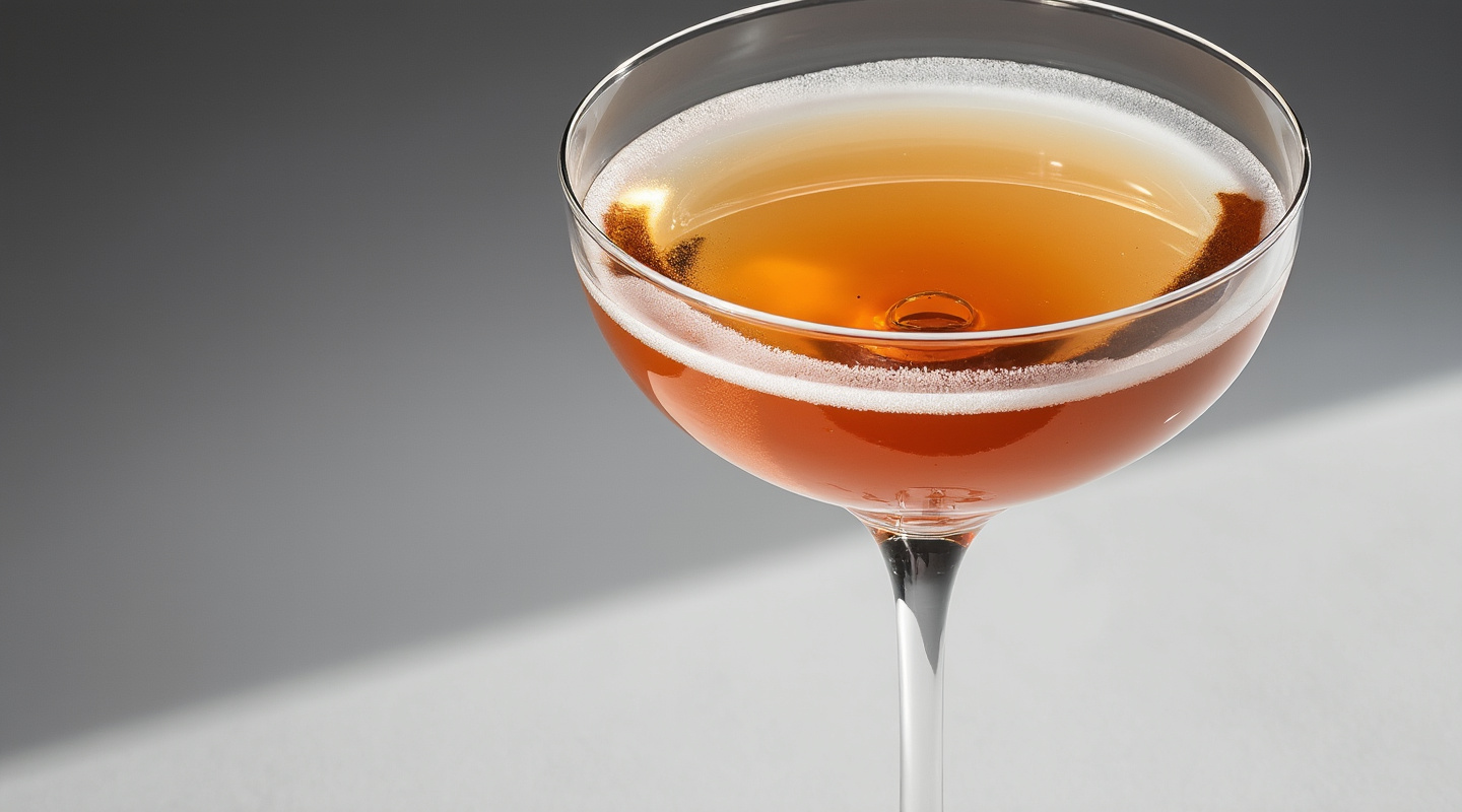 Medium Dry Martini in a glass