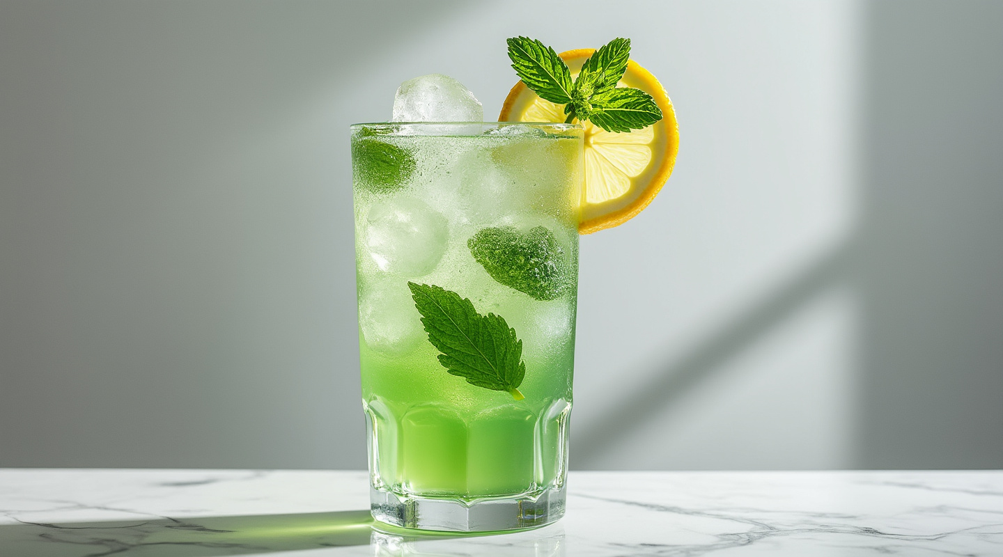 Green Fizz cocktail