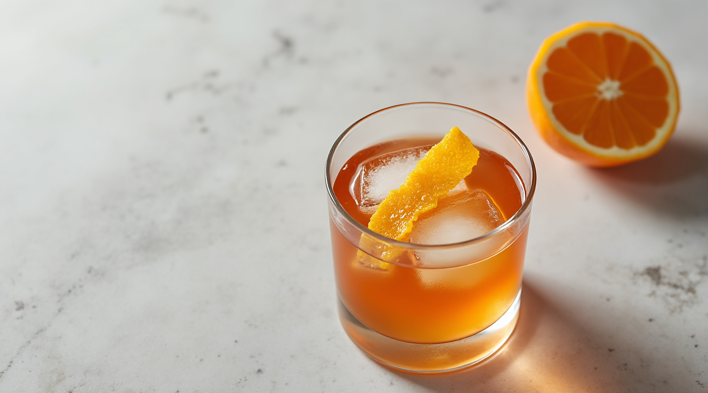 The Socialist cocktail served in a Coupe glass