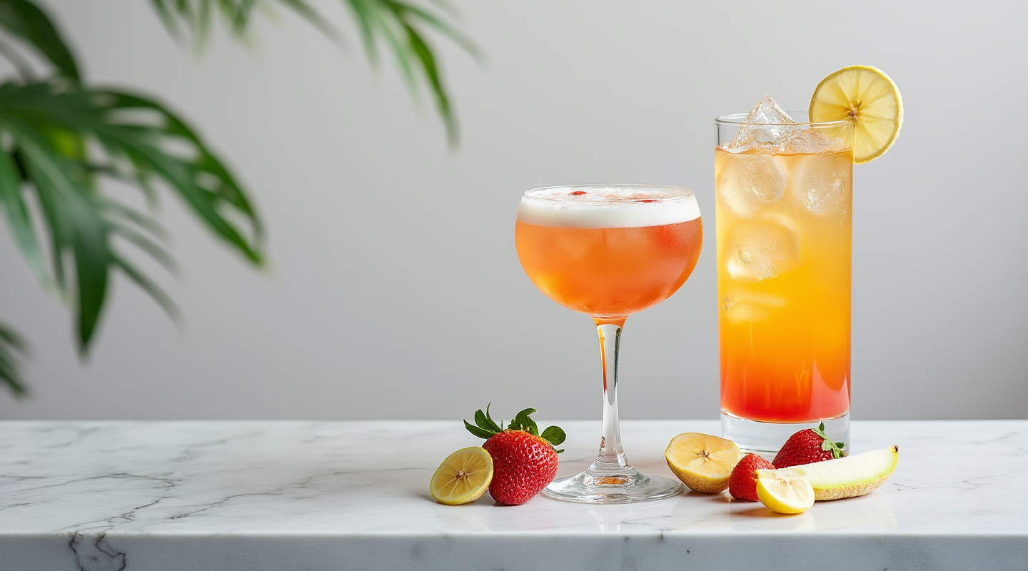 Gulf Coast Sex on the Beach cocktail in a Collins glass