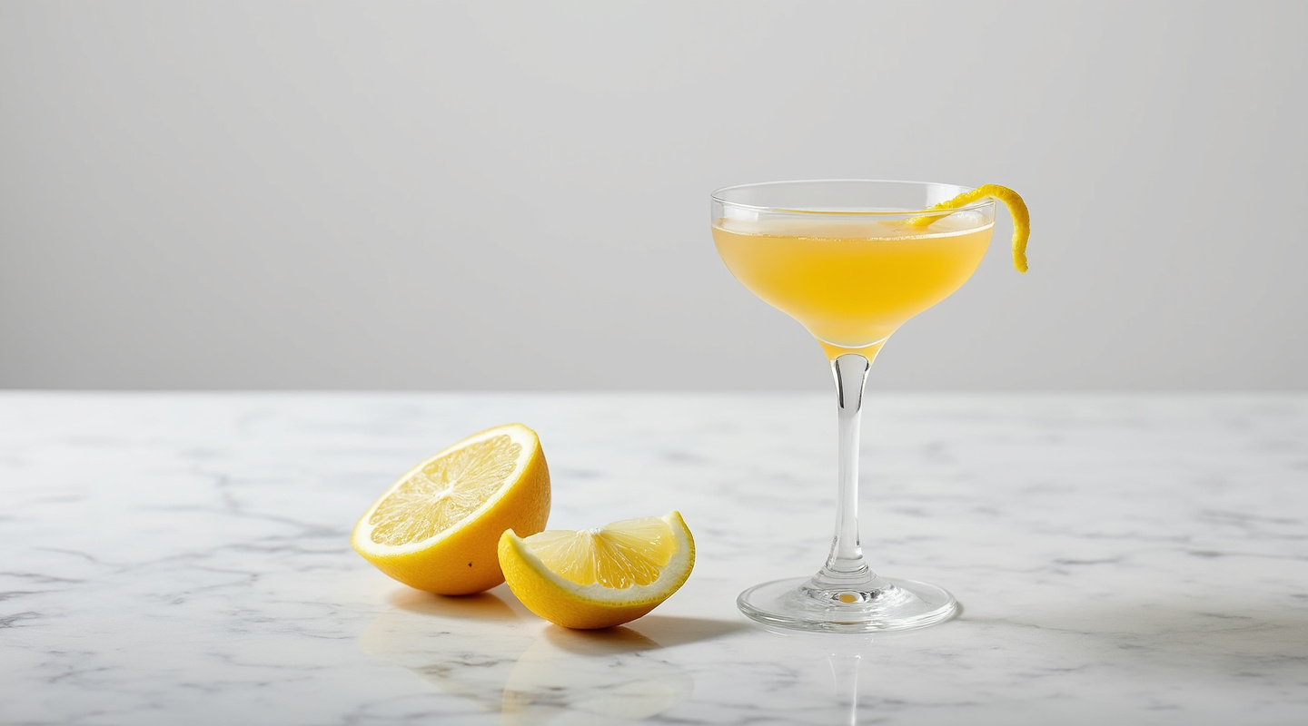 Army & Navy cocktail in a Coupe glass