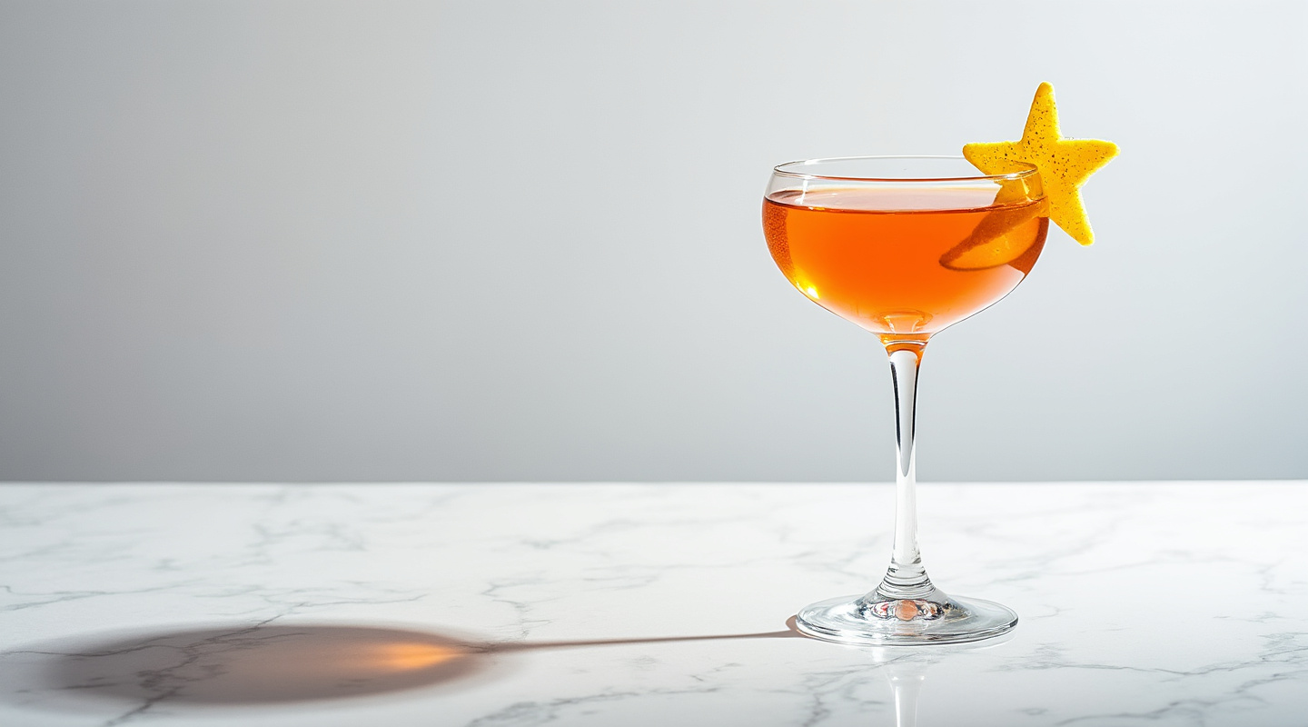 Envy cocktail in a Martini glass