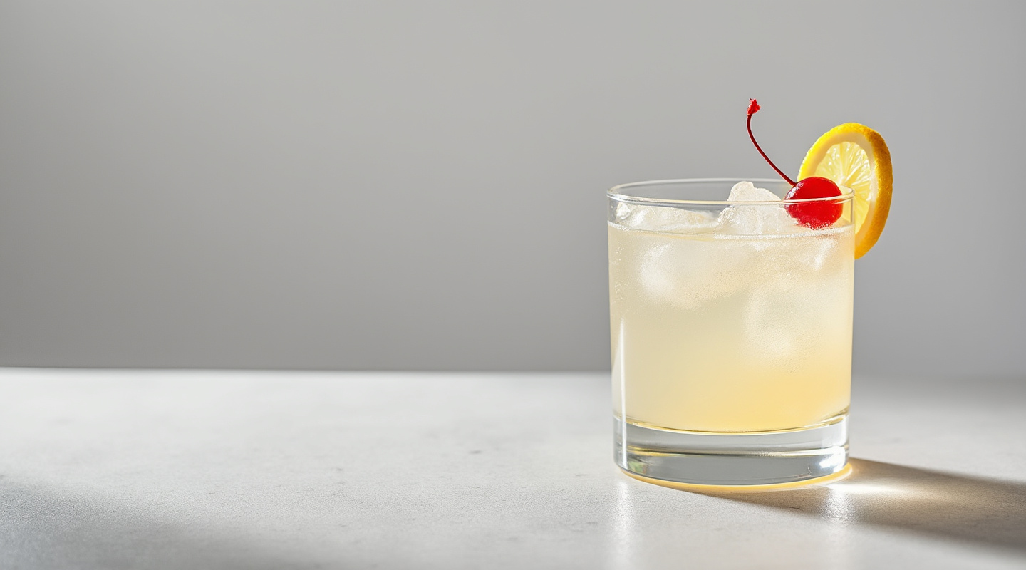 Gin Sour Cocktail