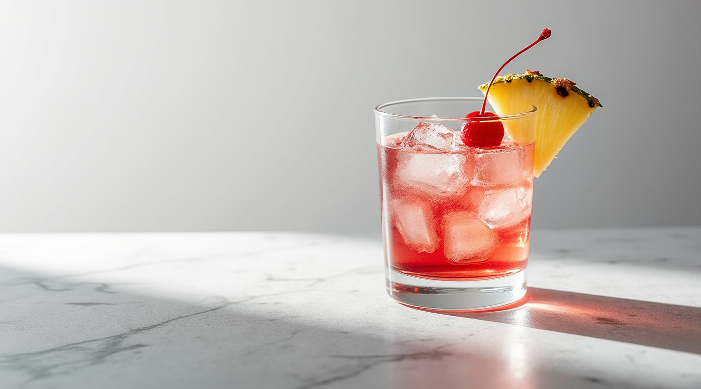 A refreshing Juliette cocktail served in a Collins glass with garnish.