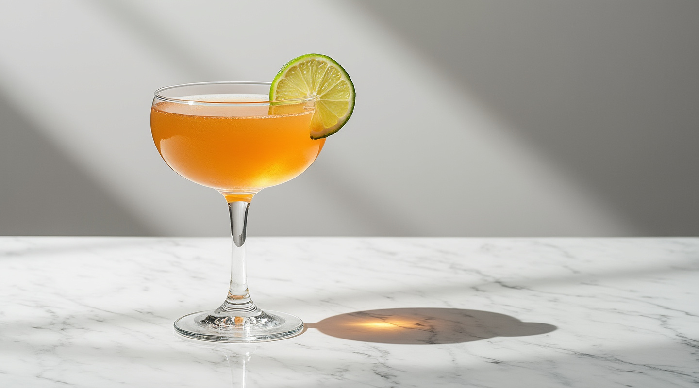 Sloppy Joe Cocktail in a Coupe Glass