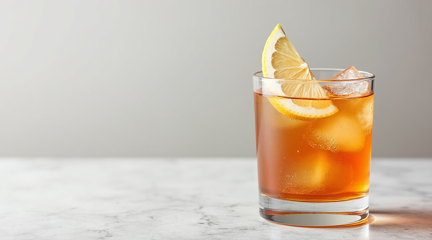 Honey Berry Sour cocktail in an Old-fashioned glass