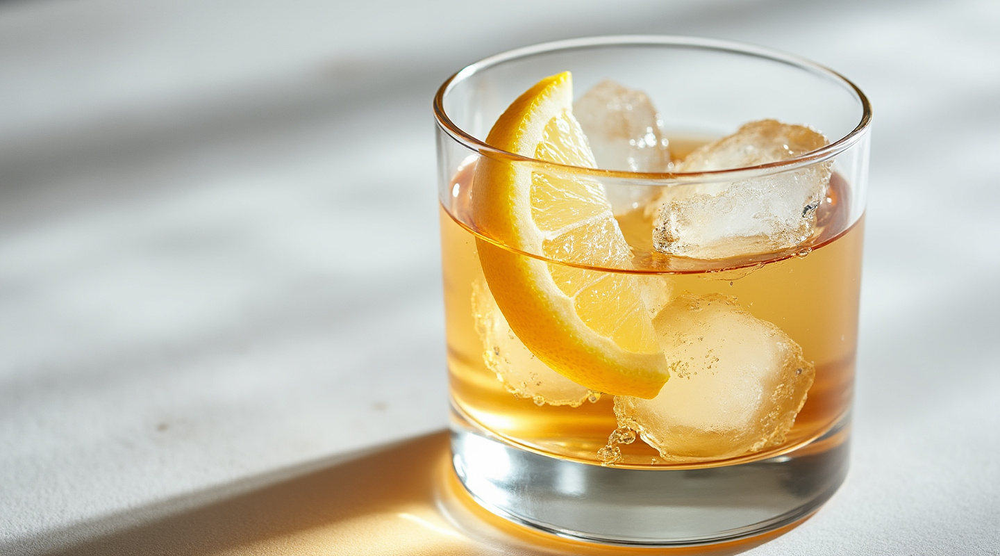 Gold Rush on the Rocks cocktail image