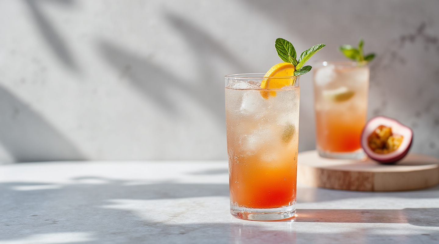 Ignorance is Bliss cocktail in a Collins glass