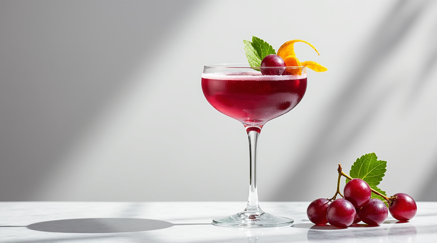 Double Grape Cocktail
