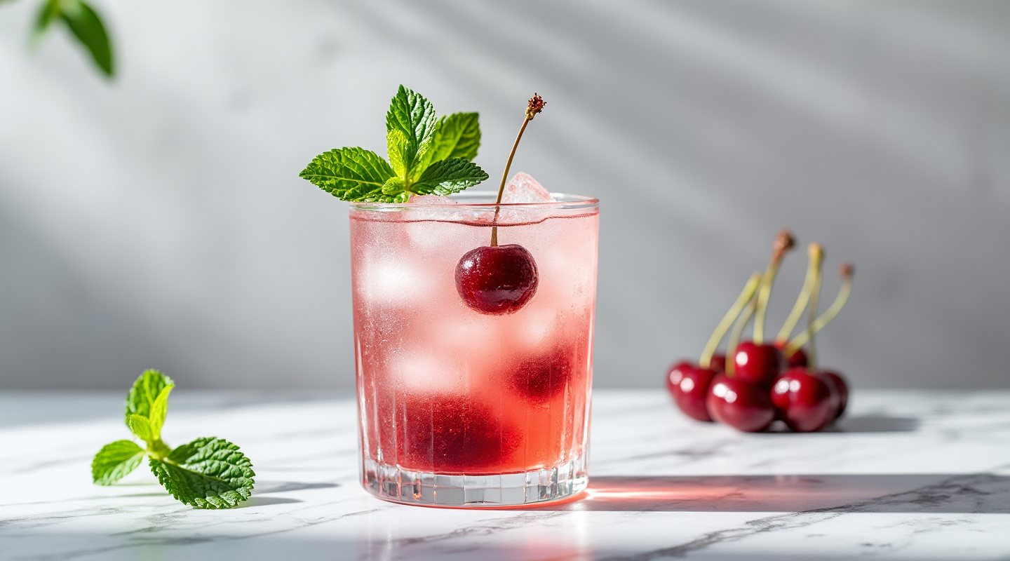 Cherry Mojito Cocktail