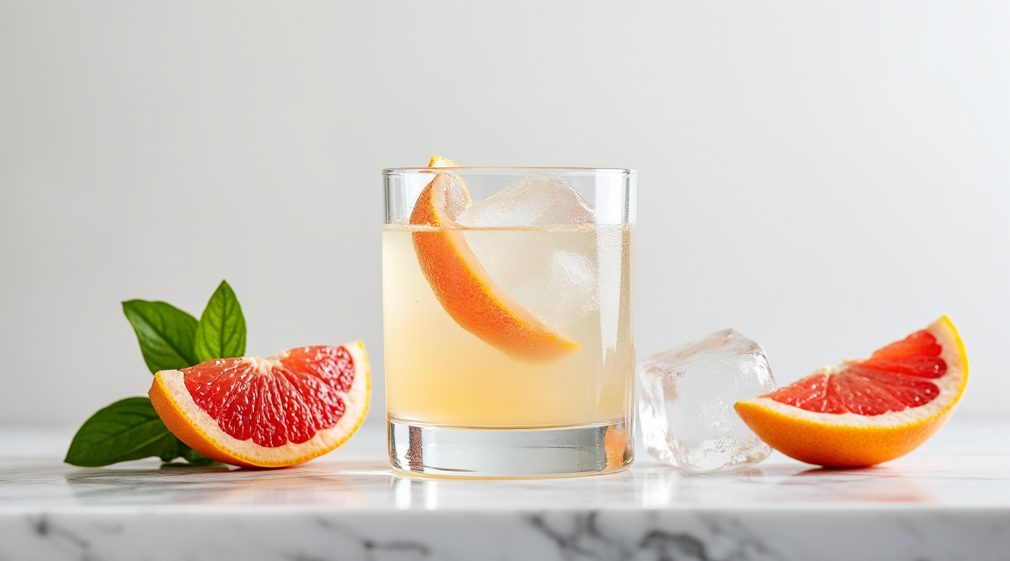 White Old Fashioned cocktail