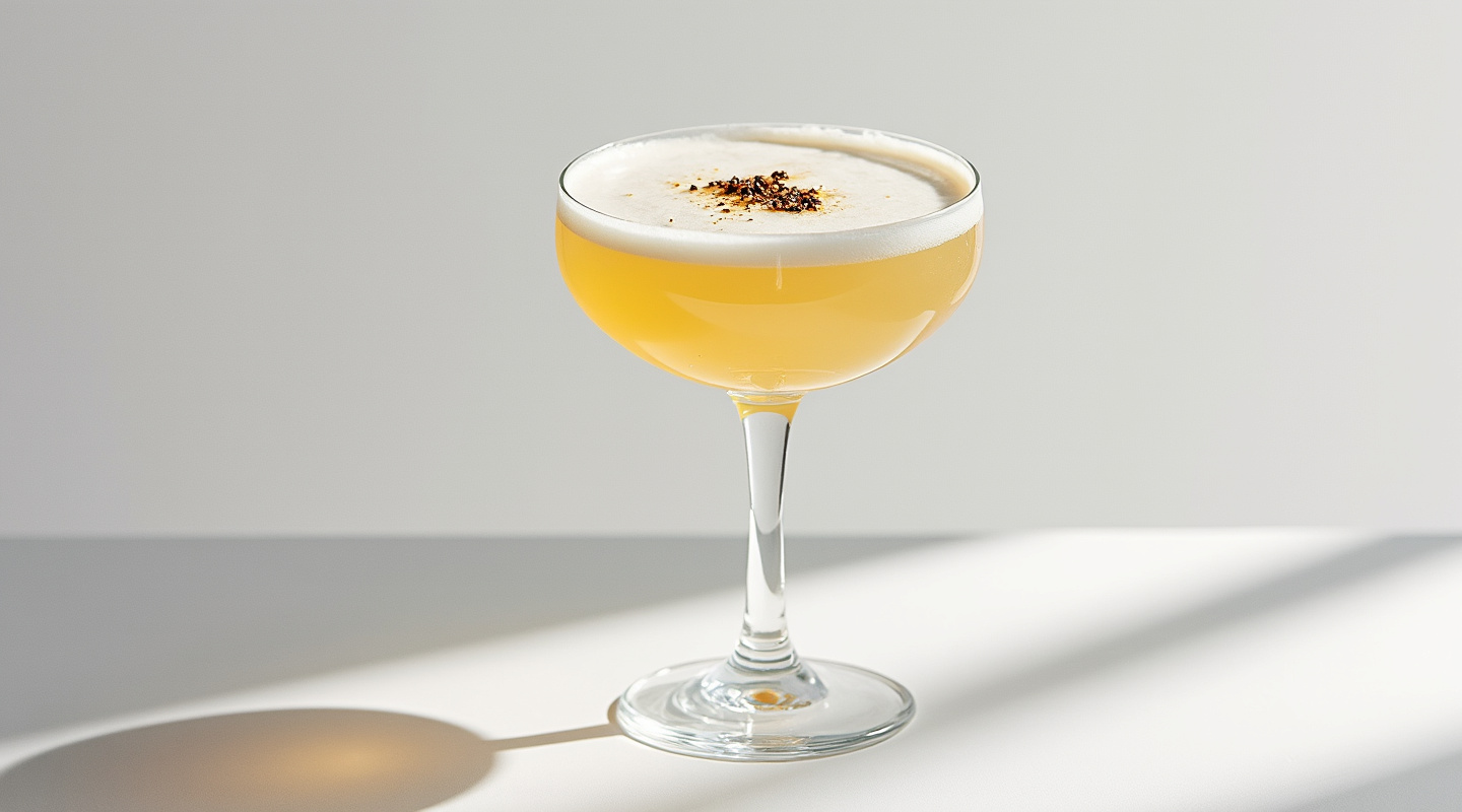 Egg Sour Cocktail