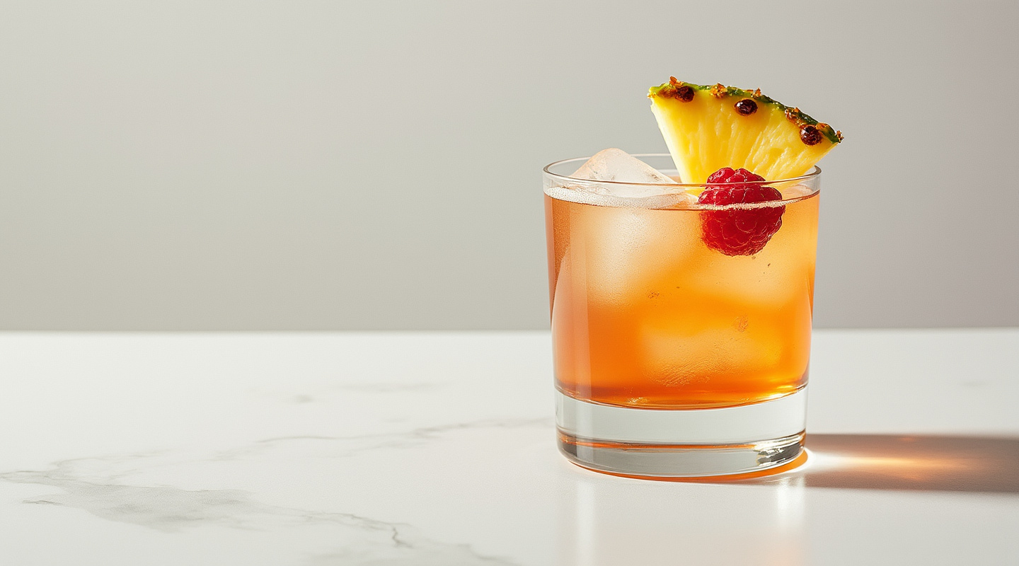 Le Frog Cocktail served in a Coupe glass