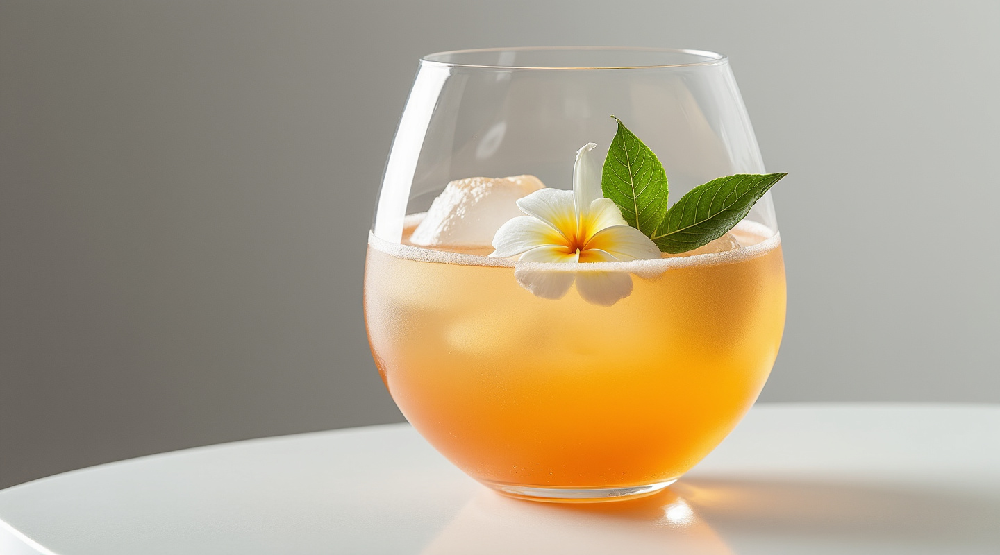 Tears & Dreams cocktail in a Wine glass