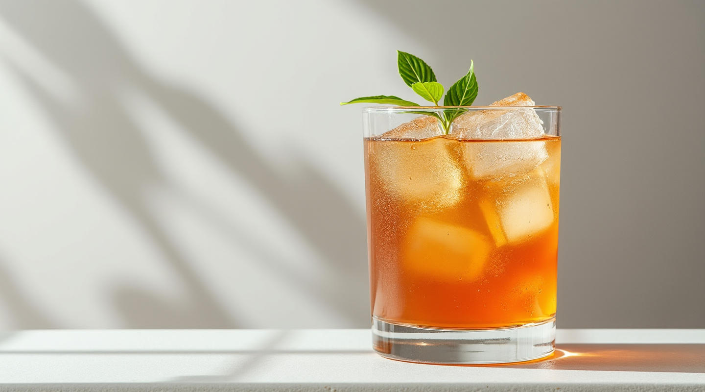 Asian Mary Cocktail served in a Collins glass with lemongrass garnish