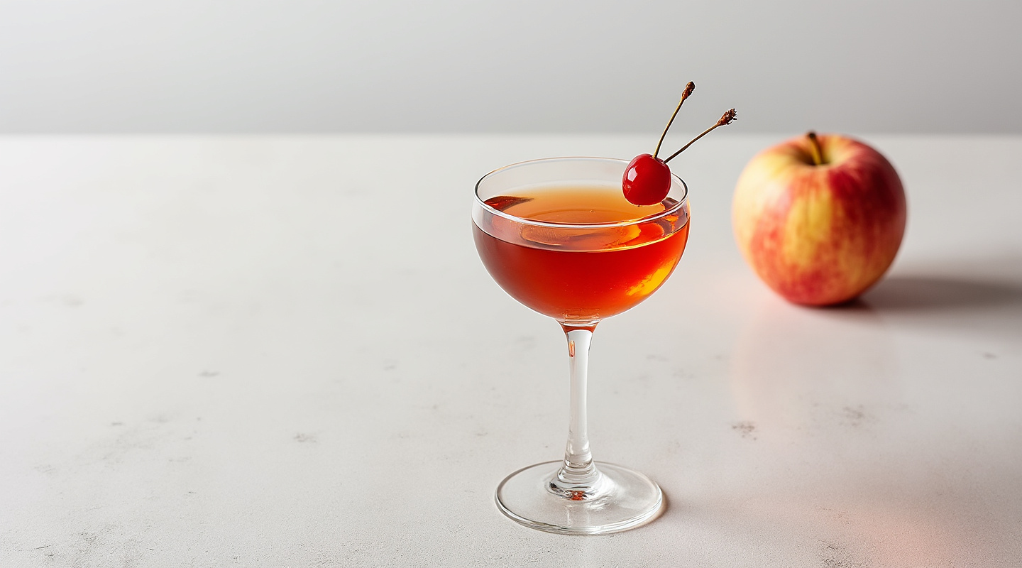 Red Apple Manhattan cocktail