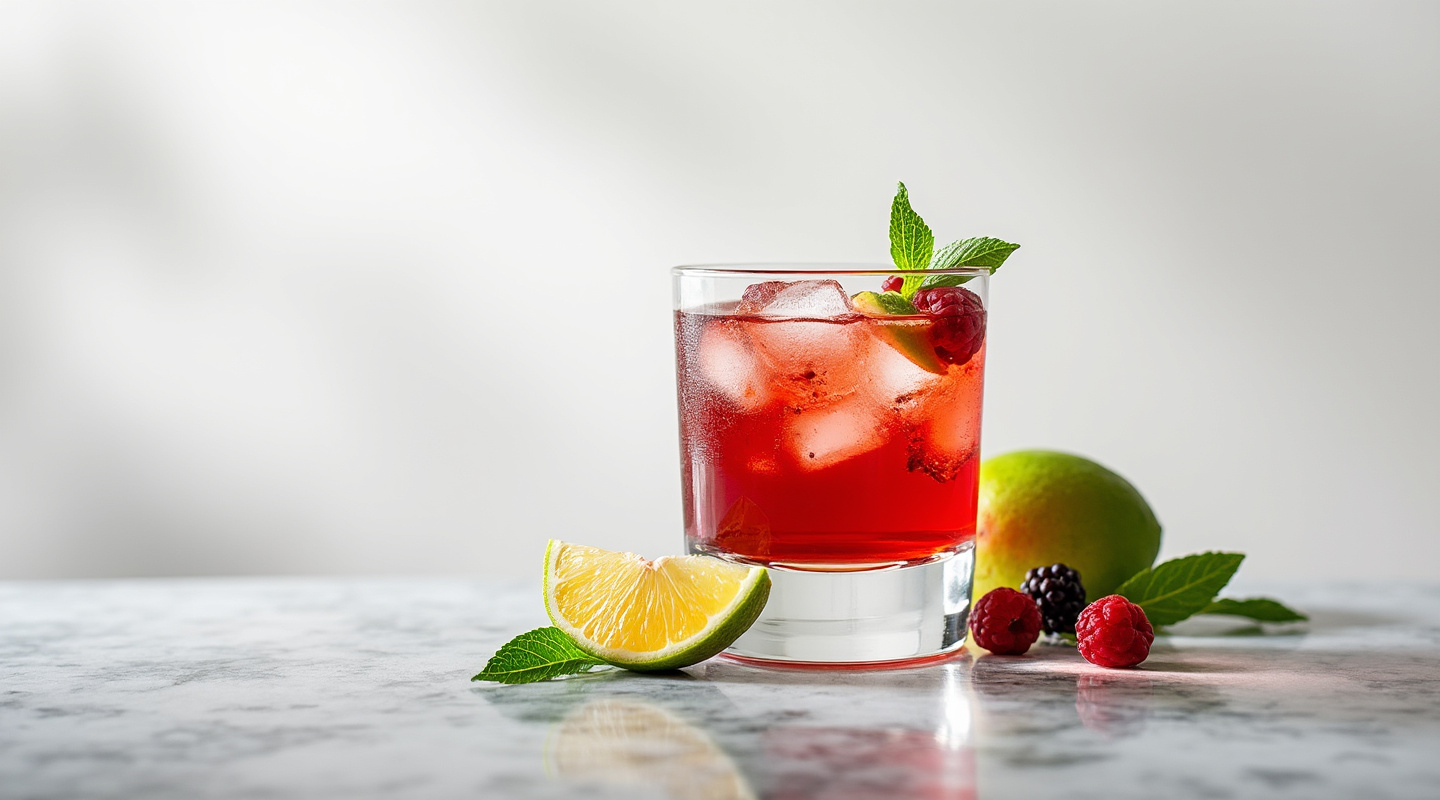 Cardinal Punch in a glass